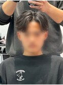 毛流れセンターパート