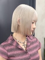 ニコトウキョウ 新宿(nico TOKYO)&nbsp;ダブルカラーミルクティーピンクホワイトパープルハイトーン韓国