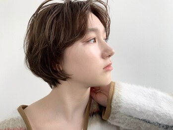 eteの写真/【鎖骨上ボブ・ショート】アイロン不要!手ぐしでキマる圧倒的再現性で、忙しい毎日に上質なまとまりを。