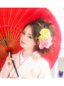 ヘアセットサロンシャルメ 梅田店(Hair Make Salon CHARMER) 成人式にもおすすめ華やかアップスタイル