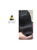 ルーミールーム(RoomieRoom)&nbsp;アッシュブラック夏カラー/20代30代髪型/髪質改善/透明感 ミディ