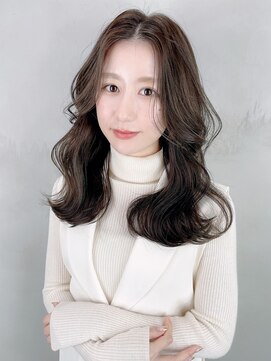 アイティーバイアルバム 八王子店(IT by ALBUM) ゆるっとくびれロング_かきあげロングマロンベージュ_8426