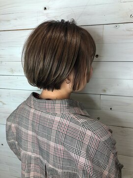 ジュジュル 稲毛本店(jujur) 透明感カラー/ボブ/カーキグレージュ/大人かわいい【稲毛】