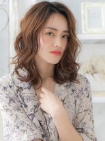モッズヘア 越谷(mod's hair)&nbsp;外国人風大人ハイライトゆるふわかき上げヘアa越谷20代30代40代