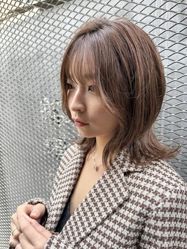 ロンド ストラーダ 心斎橋(Lond strada) シルキーベージュ×グレージュカラー【髪質改善/縮毛矯正】