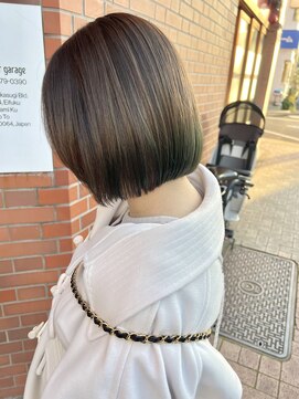 イイナヘアガレージ(117) 【117hairgarage】イメチェンスタイル_裾カラー_ピスタチオ