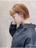 大人ショートボブミニボブ前髪あり絶壁丸顔面長K20240610