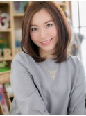 大人かきあげバング小顔こなれヘアc5戸田公園20代30代40代