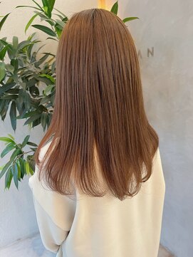 シアン(SYAN) 【ブリーチ無し/ハイトーン/シフォンベージュ/透明感】清水