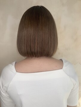 ニスル センター南店(NISURU） 似合わせカット/大人ガーリー/ダークアッシュ/着物/センター南