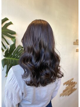 ヘアアンドメイク スタジオ ミムロ(HAIR&MAKE STUDIO MIMURO) 韓国風レイヤーカット・ラベンダーグレージュ