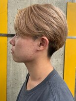 ヒュイル バイ ニアウ(Hwyl by Niau) メンズマッシュセンターパートスパイラルパーマニュアンスパーマ