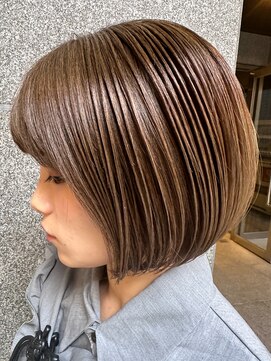 オンカラー(ON.COLOR) 大人ハイライトグレージュボブ