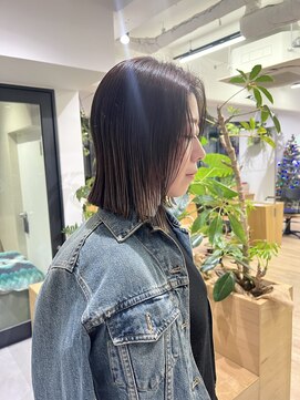 オーシャン(Ocean) 【OceanHair&Life田中愛梨】20代30代パッツとラインタッセルボブ