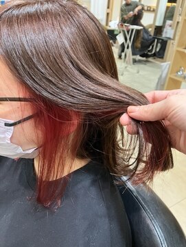 ソワン ドゥ ブレス フラン 東花園店(soin de brace Fran) 秋冬インナーカラー