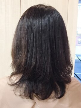 ヘアークリアー せんげん台 大人可愛い20代30代40代レイヤースタイル 暗めアッシュカラー