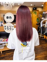 ヘアーメイク ダンス(hair make DANCE) 今年の春はピンクがオススメ！ 春色　☆チェリーブラウン☆