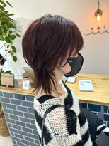 カイ(kai)&nbsp;ウルフカット　暖色系カラー