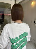 ヘイリーボブ。切りっぱなしボブ。