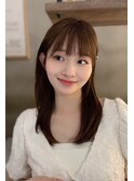 顔周りレイヤーボブで垢抜け小顔カット/前髪あり前髪なし/恵比寿