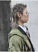 ハードマレットレイヤーウルフスモーキーグレージュ