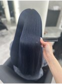 ☆ブリーチ1回～できるサファイアブルーカラー