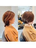 30代40代50代絶壁解消ひし形小顔前下がりショートボブ【ERIKA】