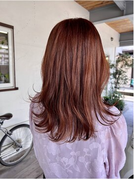 マルクパージュ(marque page) medium color×orange