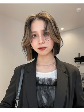 カーラ(kalah) デザインカラーボブ10代20代セクションカラー