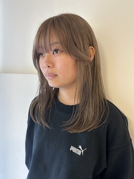 五感鷹匠 髪の診療所 ブリーチ1回！ベージュカラー