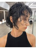 【stylistカメナシ】フェイスレイヤーパーマ