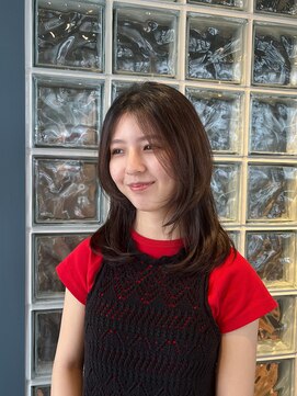 アンリオマール(an rio MAR) ミディアムのマンネリを脱却するハッシュカット