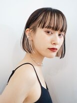 エリマ 武蔵小杉(elima)&nbsp;武蔵小杉韓国タッセルボブ顔まわりレイヤー透明感カラーベージュ