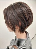 大人ショート×ボブ×ひし形シルエット20代×30代40代50代
