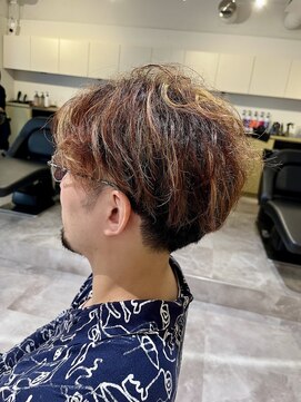 ソイクフ 四条大宮店(SOY-KUFU) 20代30代40代スペインカールハイライトフェザーパーマ