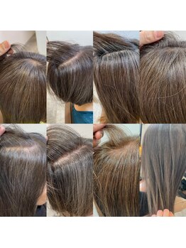 ランガリ ヘアアンドスパ(Rangali Hair&Spa)の写真/【白髪ぼかし/脱白髪染め】トレンドのハイライトやダメージレスな髪質改善カラーで白髪もオシャレに♪