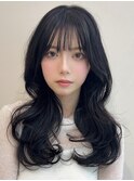 韓国風/メルティカラー/フェミニンロング