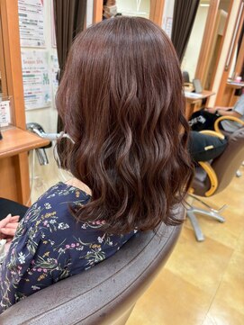 ヒラトヤ 肴町店 20代30代40代カシスブラウン大人可愛いラフウェーブこなれパーマ