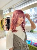 立川美容室/ピンクベージュ/