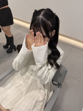 【新宿駅/新宿三丁目/ヘアセット/ハーフツイン/推し活ヘア】
