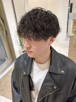 クーナバイトマト 横浜(Cuna by TOMTO)&nbsp;【RYOSUKE】メンズパーマ_波巻きスパイラル