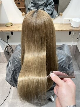 シア 新小岩店(SHEER) ハイトーンにも髪質改善サイエンスアクア