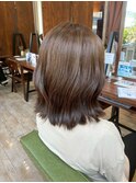 福島*ブリーチなしダブルカラー白髪ぼかし*小顔カット縮毛矯正