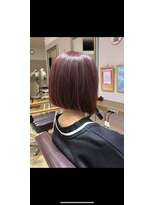 フラッシュ 高蔵寺店 前下がりボブ