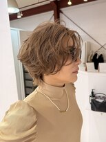 ブリックマウントヘアメイク(Blic mt hair make)&nbsp;ブラウンベージュカラーショート