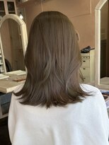 エン 仙台(en) 春にオススメオリーブベージュ/ブリーチなしダブルカラー