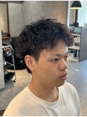 【メンズ人気パーマ】アクティブショートパーマ