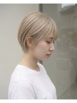 アッシュ 川崎店(Ash)&nbsp;ベージュ　丸みショート　ブリーチあり