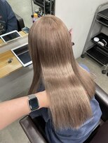 リグ 横浜(Lig.) ミルクティーベージュヘーゼルベージュブリーチダブルカラー横浜