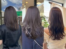 ハロウの雰囲気（毎日に馴染む、上品で柔らかな透明感カラー(岡山/髪質改善））